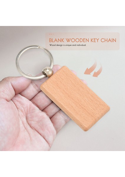 30PCS Boş Dikdörtgen Ahşap Anahtar Zinciri Diy Ahşap Anahtar Zincirleri Anahtar Etiketler Dıy Hediyelerini Gazlaştırabilir (Yurt Dışından) modelleri