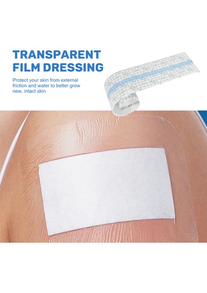 Su Geçirmez Dövme Filmi Sonrası Bakım Koruyucu Cilt Iyileştirici Yapışkan Bandajlar Onarımı Şeffaf Film Giyinme Bandı (Yurt Dışından) fırsatları