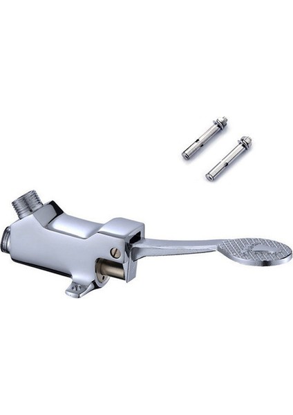 Zemin Ayak Pedalı Kontrol Anahtarı Musluk Valf Museti Bakır Havza Tek Soğuk Su Musluk Banyo Hastanesi Otel Pedalı (Yurt Dışından)