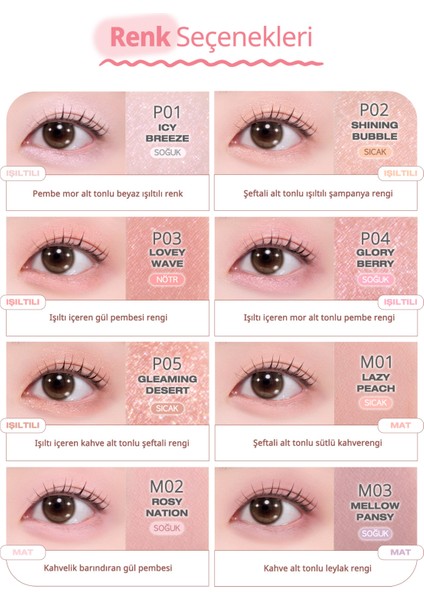 Topaklanma Yapmadan Kolayca Uygulanan Kalem Far Perıpera Mood In Shade Eye Stick (P01 Icy Breeze) indirimleri
