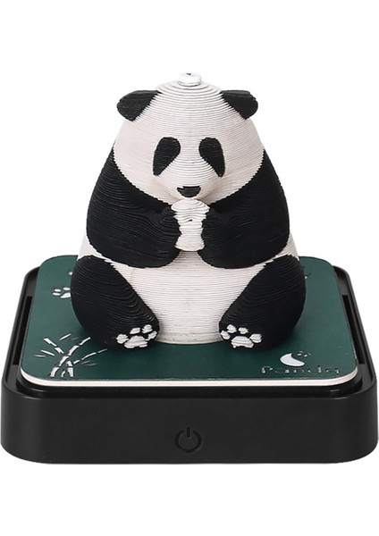 3D Sanat Takvimi 2024, Yaratıcı Zaman Parçası Takvim Panda Memo Pad Rip Away Kağıt Oyma Diy Yapışkan Not (Yurt Dışından)