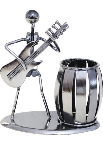 Masa Organizatör Dekoratif Kalem Kalem Tutucu Ofis Caddy Depolama Aksesuar Metal (Yurt Dışından)