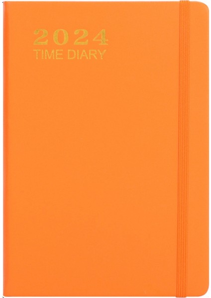 2024 Cep Planlayıcı Takvimi 2024, Haftalık Aylık Planlayıcı Turuncu (Yurt Dışından)