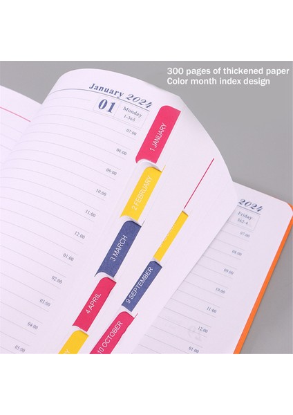 2024 Cep Planlayıcı Takvimi 2024, Haftalık Aylık Planlayıcı Turuncu (Yurt Dışından) fiyatları