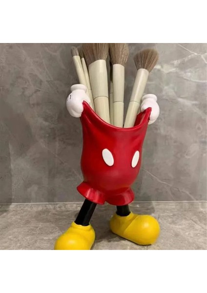 Yaratıcı Çizgi Film Mickey Şort Öğrencileri Kalem Tutucu Çok Fonksiyonlu Makyaj Fırçası Saklama Kutusu Oturma Odası (Yurt Dışından) indirimleri