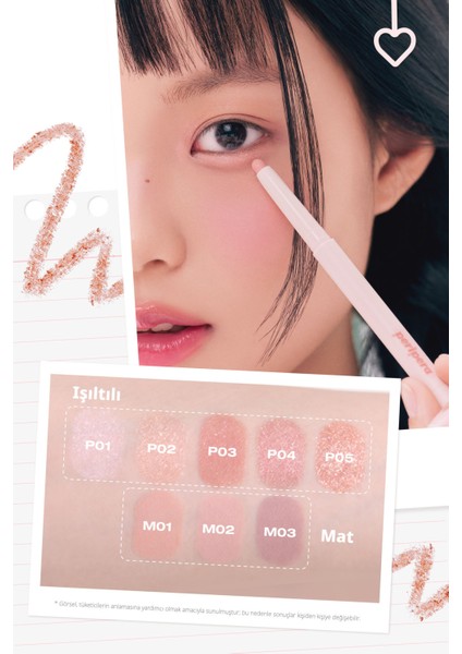 Topaklanma Yapmadan Kolayca Uygulanan Kalem Far Perıpera Mood In Shade Eye Stick (M03 Mellow Pansy)