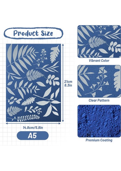 38 Yaprak Siyanotip Kağıdı A5 Güneş Baskı Kağıdı Kiti (Yurt Dışından) fırsatları