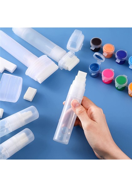 5 Paket Graffiti Işaretleri Doldurulabilir Boya Işaretleri 5 Yedek Uçlu Boya Kalemine Rötuş (50 Mm, 30 Mm, 15 Mm) (Yurt Dışından) indirimleri