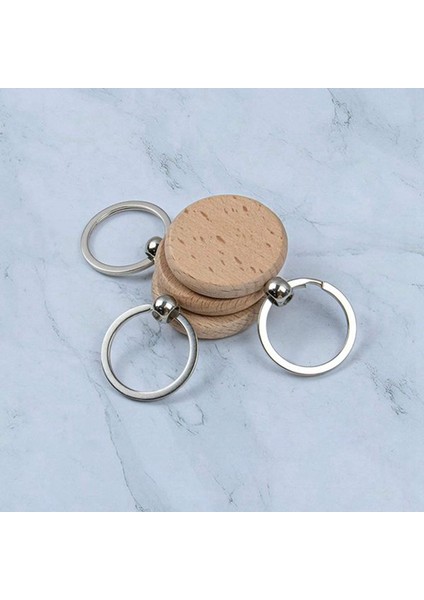 50PCS Boş Yuvarlak Yuvarlak Ahşap Ana Zincir Diy Ahşap Anahtarlıklar Anahtar Etiketler Dıy Hediyeleri Gazlaştırabilir (Yurt Dışından) fırsatları