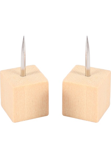 60PCS Kare Ahşap Dekoratif Itme Pimleri, Ahşap Kafa ve Çelik Iğne Noktası Başparmak Fotoğraflar, Haritalar ve Cork Tahtaları (Yurt Dışından) indirimleri