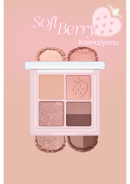 Mat, Parıltılı Tonlarda 5'li Far Paleti PERIPERA Ink Pocket Shadow Palette (08 Strawberry In Mute) fiyatları