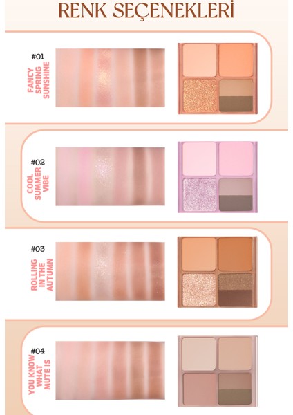 Mat, Parıltılı Tonlarda 5'li Far Paleti PERIPERA Ink Pocket Shadow Palette (08 Strawberry In Mute) indirimleri