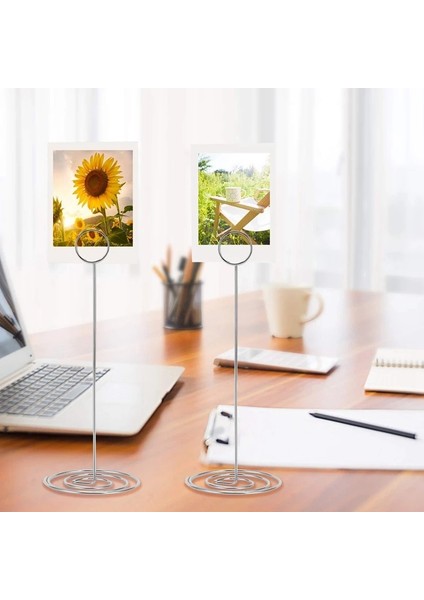 15 Paket 8.75 Inç Uzunluğunda Masa Numarası Tutucu, Yer Kartı Tutucu, Masa Resim Tutucusu, Tel Fotoğraf Tutucu Klibi, Menü Notu (Yurt Dışından) fiyatları