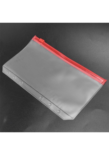 A6 Bütçe Binder Cepleri Fermuarlı, Temiz 6 Delik Nakit Zarflar Klasör, Pvc Para Kupon Organizatör Gevşek Yaprak Çantaları (Yurt Dışından) fiyatları