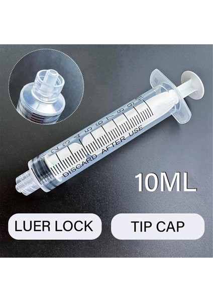10ML Luer Lock Şırınga 4 Paket Plastik Steril Şırıngalar Iğnesiz (Yurt Dışından) modelleri