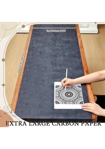 5 Yaprak Büyük Karbon Kağıdı, 20,3 x 78,7 Inç (Yurt Dışından) modelleri