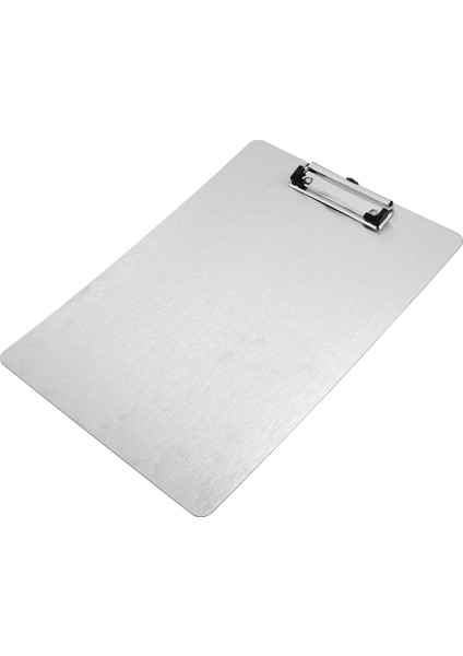 Metal Pano Klasörü A4 Paslanmaz Çelik Klipsli Fatura Depolama Klasörü Yazma Dosya Kurulu Menü Splint Iş Için (Yurt Dışından) fiyatları