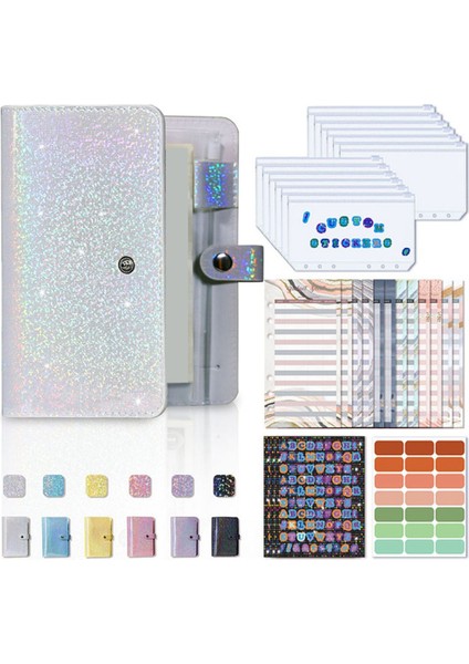 A6 Para Organizatör A6 Nakit Bütçe Binde Bütçe Planlayıcı Binder Fermuar Zarfları ile Bütçeleme Için Nakit Zarflar D D D (Yurt Dışından)