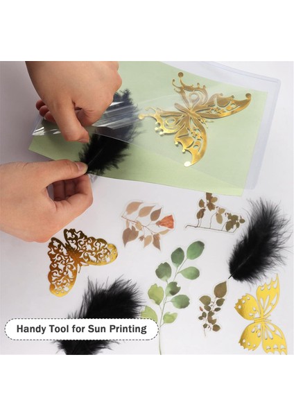 60 Yaprak Sun Baskı Kağıdı Siyanotip Kağıt Kiti, A5 Sun Sanat Kağıdı (Yurt Dışından) indirimleri