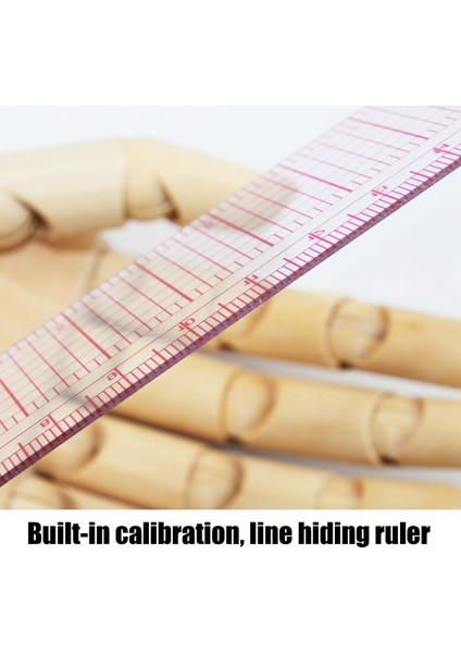 2pcs 5808 Dahili Kare Cetvel Köşe Cetveli L Şeklinde Cetvel Giyim Cetveli Dereceli Cetvel (Yurt Dışından) fırsatları