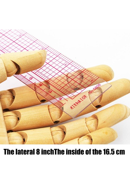 2pcs 5808 Dahili Kare Cetvel Köşe Cetveli L Şeklinde Cetvel Giyim Cetveli Dereceli Cetvel (Yurt Dışından) indirimleri