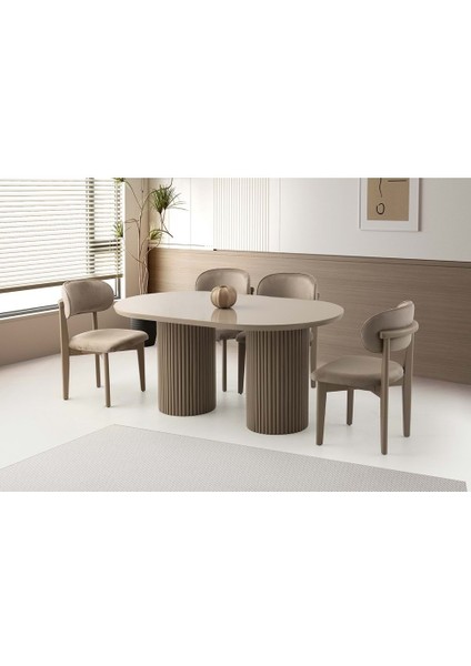 Cappicino (Sadece Masa) Mobilgen Orkide HG Masa