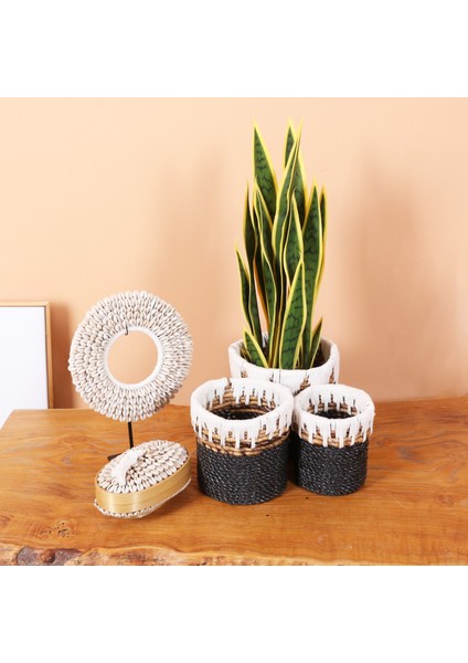 Mylamp Nevşehir Doğal Abaka 3 Lü Set Saksılık & Saklama Düzenleme indirimleri