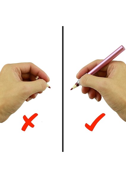 6pcs Metal Renk Çubuk Tek Uçlu Kalem Uzatma Kalem Extender Kalem Kalem Uzatma Kalem Kılıfı (Yurt Dışından) fırsatları