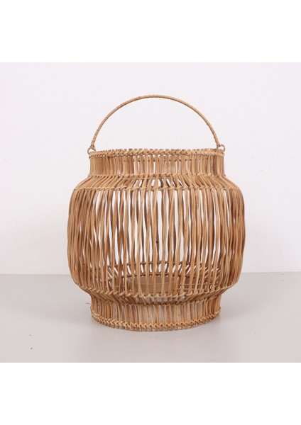 Mylamp Rota Rattan Mumluk 33X30X40