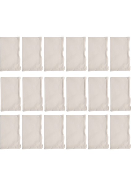 40 Pc Tuval Kalem Poşeti Fermuar Makyaj Çantaları Boş Craft Dıy Çantalar Çok Amaçlı Tuvalet Sabit Depo Çantaları (Bej) (Yurt Dışından) modelleri