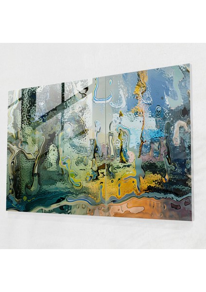 Salvador Dali Eriyen Manzara Cam Duvar Sanatı - Modern Sanat Gerçeküstü Cam Duvar Sanatı