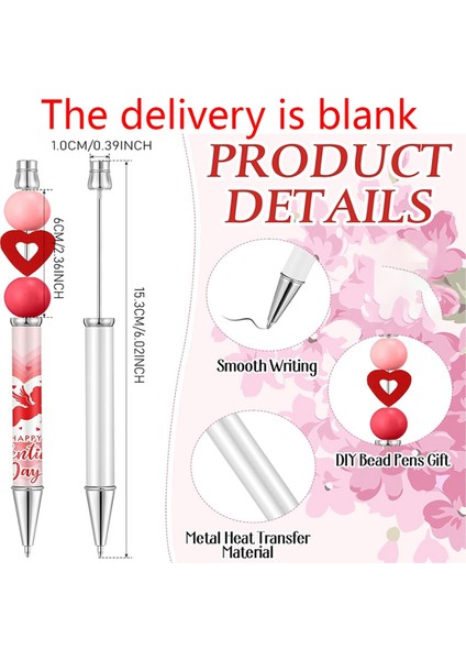 24 Adet Süblimasyon Boncuklu Tükenmez Kalemler Metalik Siyah Mürekkep Kalemler (Yurt Dışından) indirimleri