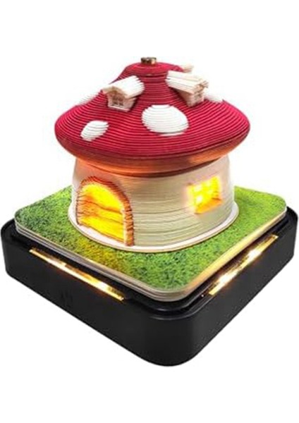 3D Takvim 2024, Koparılabilir Yapışkan Not 3D Not Defteri, Saat Takvimi (Yurt Dışından)