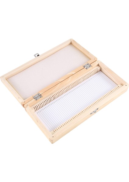 Ahşap Slayt Saklama Kutusu, 50 Slayt Tutar, Mikroskop Slayt Kutusu (Yurt Dışından) indirimleri