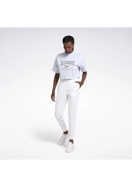 RI FRENCH TERRY PANT Beyaz Kadın Eşofman Altı