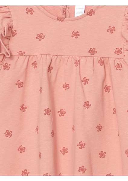 Lcw Kids Pembe Bisiklet Yaka Uzun Kollu Kız Çocuk Elbise fiyatları