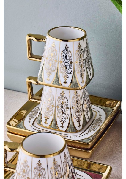 Ottoman 6 Kişilik Porselen Kahve Fincanı Takımı fiyatları
