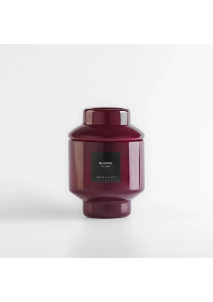 Lois Cam Kapaklı Bordo Mum 350 gr fırsatları