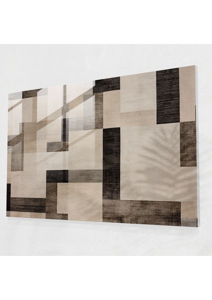 Modern Türk Halı Desenli Cam Duvar Sanatı - Türk Halısı Ev Dekorasyonu Modern Dokunuş