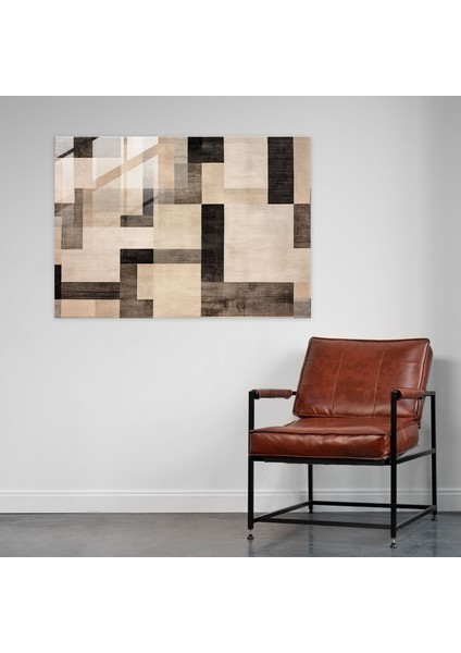 Modern Türk Halı Desenli Cam Duvar Sanatı - Türk Halısı Ev Dekorasyonu Modern Dokunuş modelleri