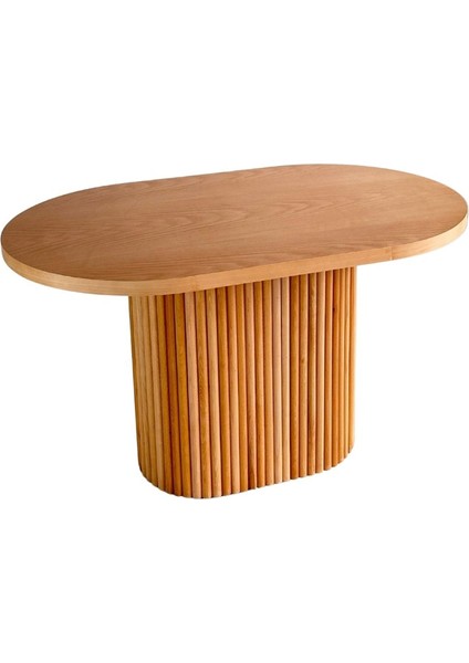 Atlanta Iskandinav Natural Ahşap Masa Sandalye Takımı 90X130 fırsatları