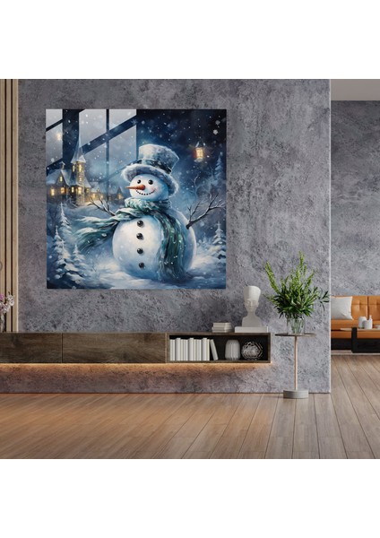 Sevimli Kar Tanesi Cam Tablo - Kar Tanesi Cazibeli Düşen Kar Kristalleri Cam Tablo fiyatları