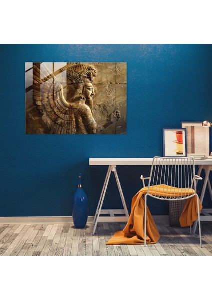 Sümerler Cam Sanatı - Ilahi Feminin Temalı Kanvas Tablo fiyatları