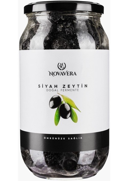 Gemlik Natürel Fermente Siyah Zeytin Xl 1 Lt