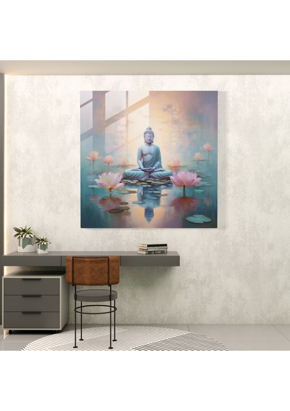 Sakinleştirici Zen Büyük Cam Tablo - Modern Sanat Ev Dekorasyonu Duvar Dekorasyonu modelleri