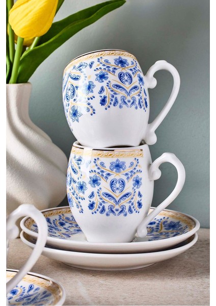 Mavişehir 6 Kişilik Porselen Kahve Fincanı Takımı fiyatları