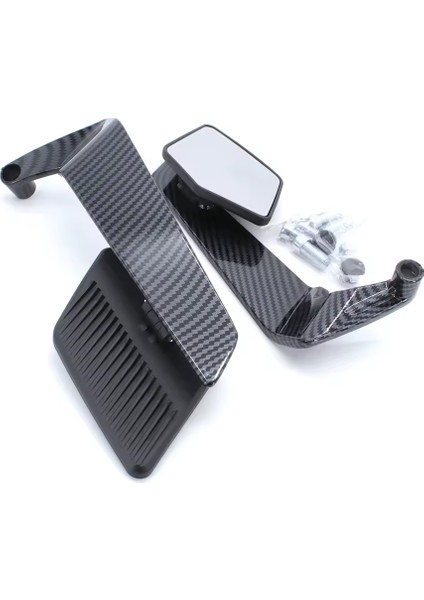 Naked Scooter Motosiklet Uyumlu Ayarlanabilir Kanat Gidon Ayna