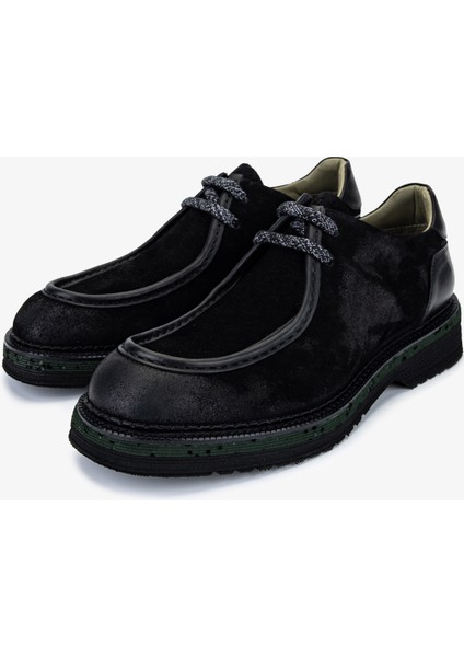 Erkek Hakiki Deri Siyah Süet Casual Ayakkabı 987 256 Erk Ayk SK25-26 Sıyah Suet fırsatları
