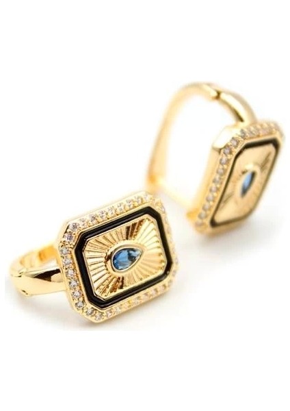 Damla Taşlı Küpe - Mavi fiyatları