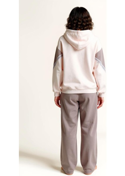 Kız Çocuk Eşofman Takım 10-16 Yaş 7433 Bej fiyatları